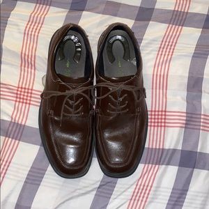 Kobe brown leather dress shoes